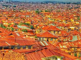 brown roofs of ibadan